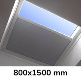 800 x 1500 mm LD Manual Blinds for Flat / Pitched Roof Skylights & Roof Lanterns.
