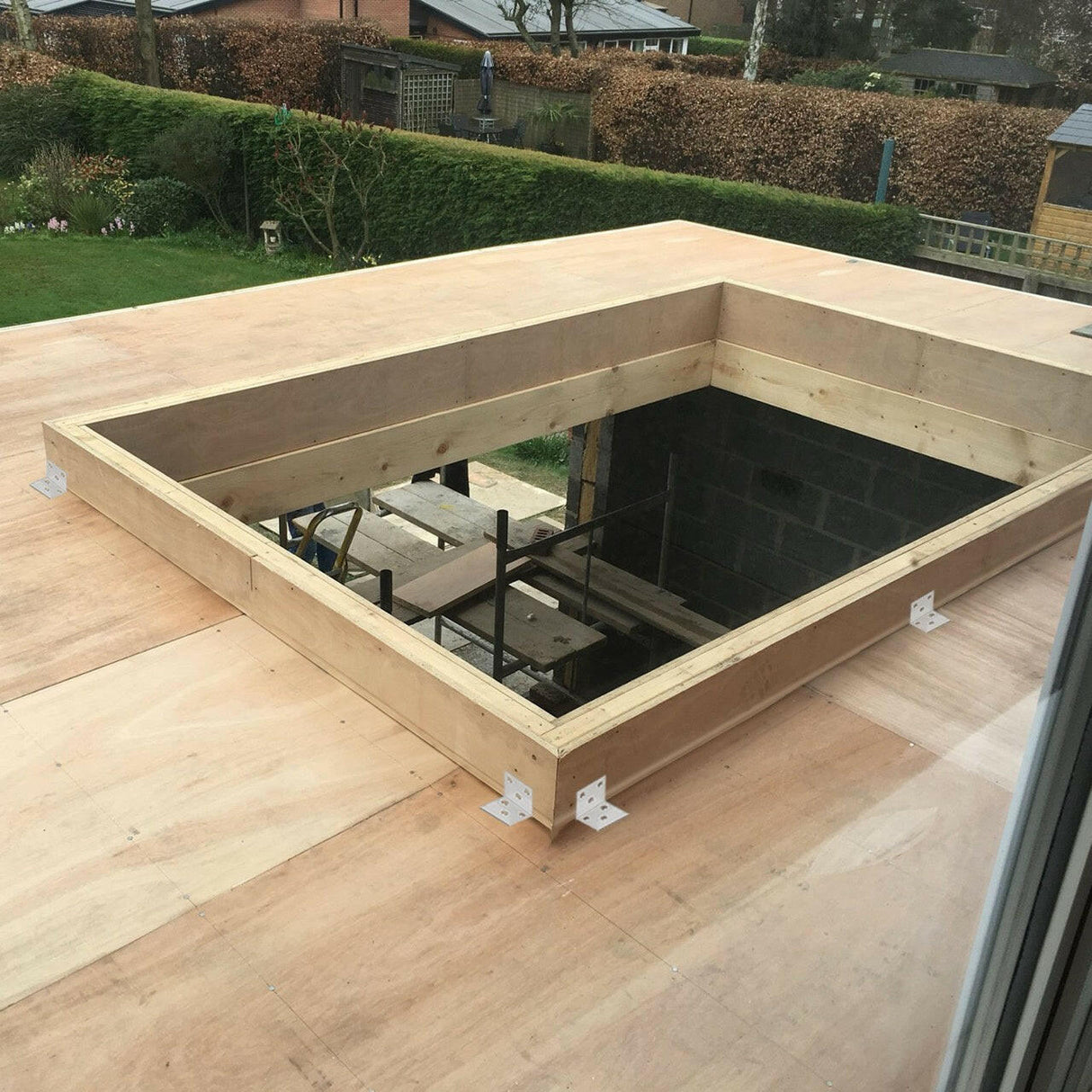 750 x 750 mm Insulated Upstand for Roof Lantern.