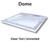 450 x 450 mm Polycarbonate Fixed Dome Rooflight by Mardome Trade.