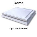 600 x 600 mm Polycarbonate Fixed Dome Rooflight by Mardome Trade