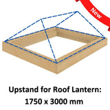1750 x 3000 mm Insulated Upstand for Roof Lantern.