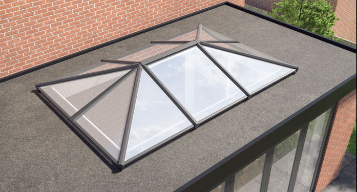 2500 x 4000 mm Stratus Aluminium Roof Lantern Style 5 (Traditional).