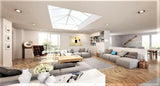 2000 x 4500 mm Stratus Aluminium Roof Lantern Style 5 (Traditional).
