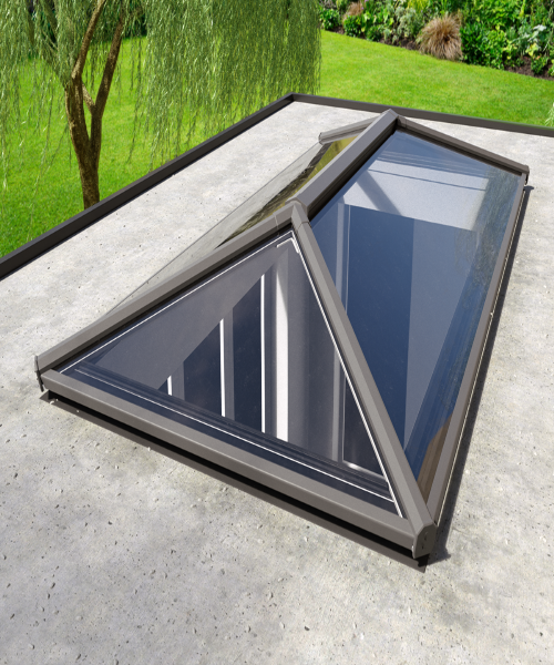 1000 x 2000 mm Stratus Aluminium Roof Lantern Style 1 (Contemporary).