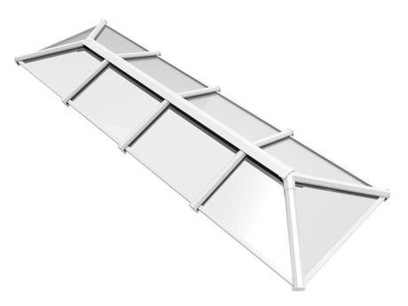 750 x 3000 mm Stratus Aluminium Roof Lantern Style 6 (Traditional).